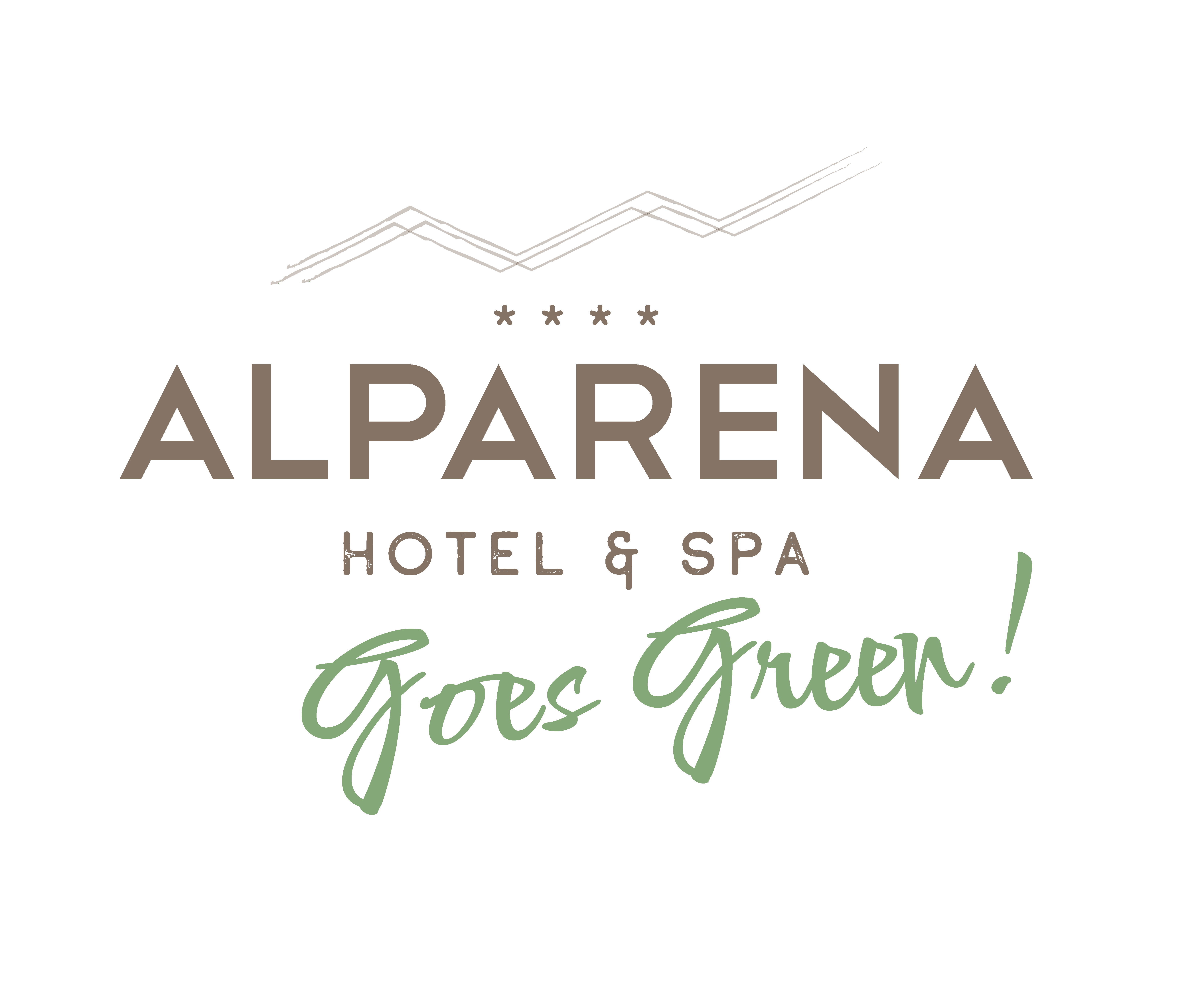 logo Alparena Goes Green